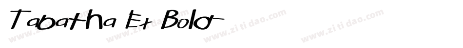 Tabatha Ex Bold字体转换